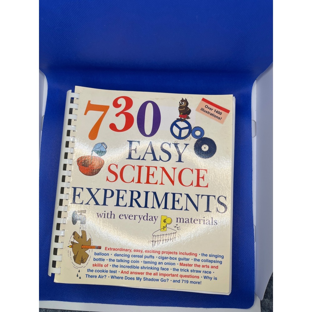 730 Easy Science Experiments w/ Everyday Materials Spiral Bound Book 1579123872